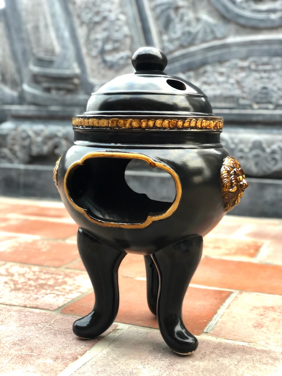 lu hoa vang Bat Trang